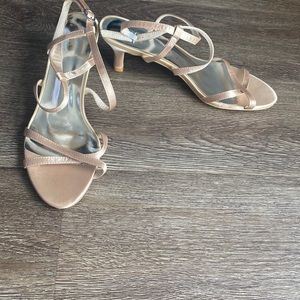 Champagne bridesmaid shoes
